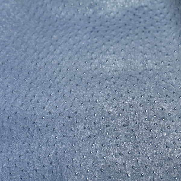 Faux blue ostrich cloth