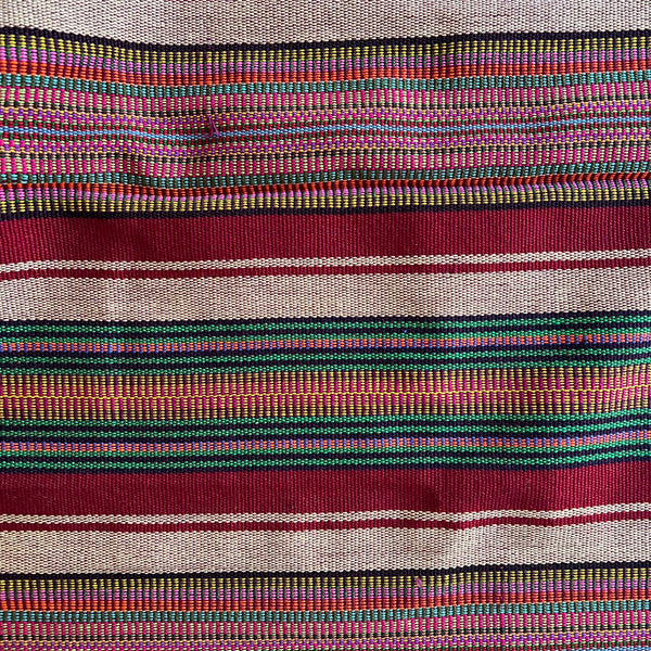 Woven Guatemalan Cloth - Muted Stripe