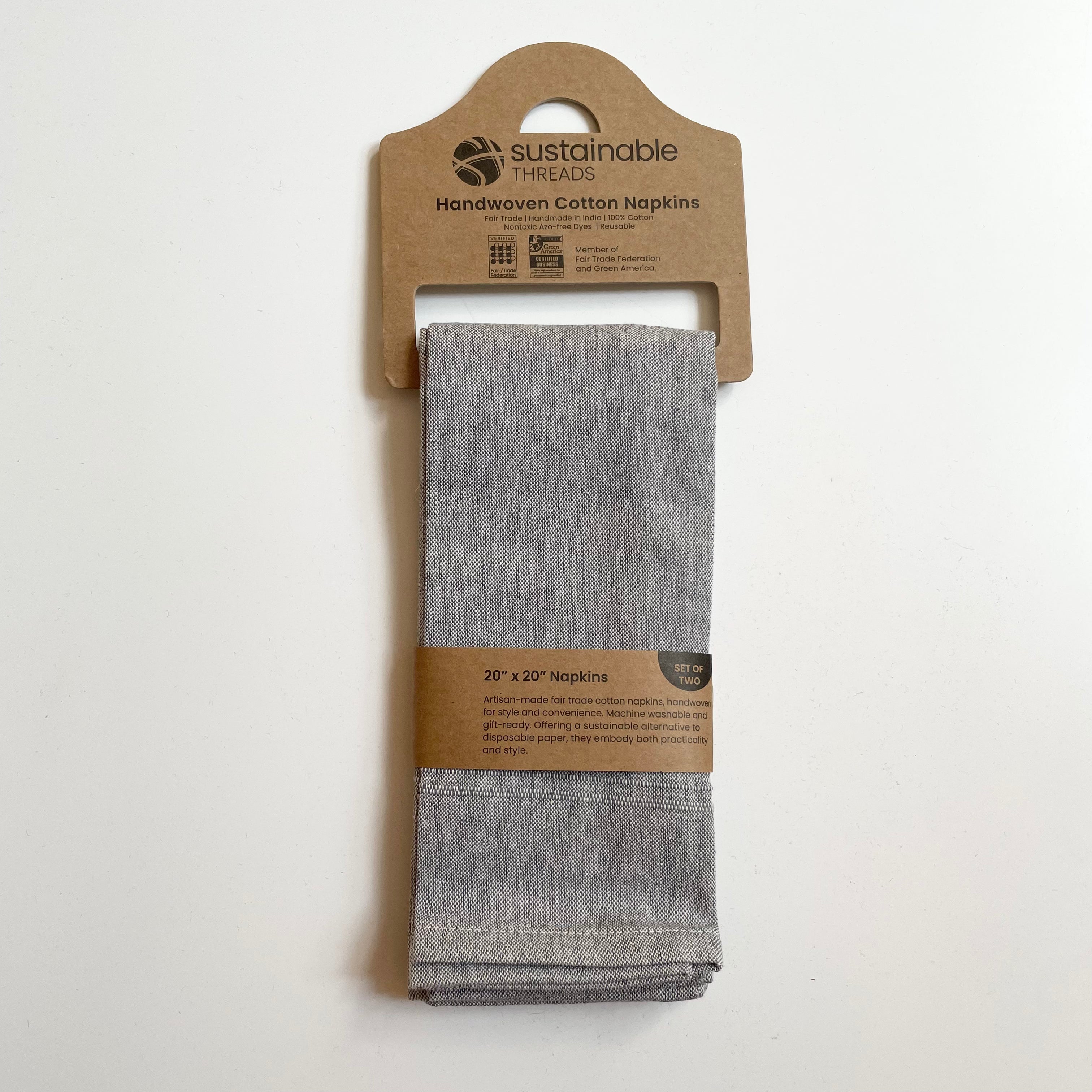 Sustainable Threads Kora Cotton Napkins - Thumbnail 5