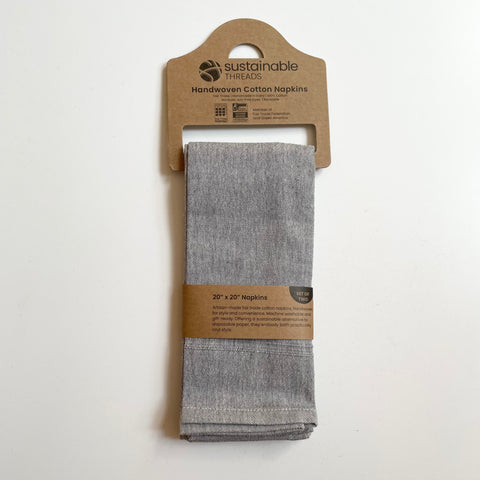 Sustainable Threads Cotton Napkin 2-Pack - Sea Salt