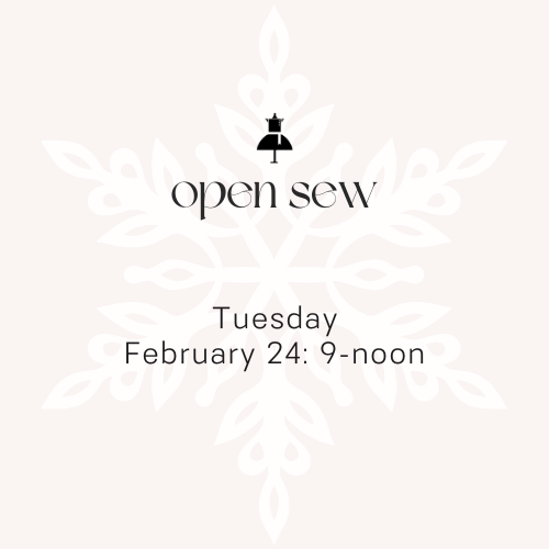 Open Sew Tuesdays!
