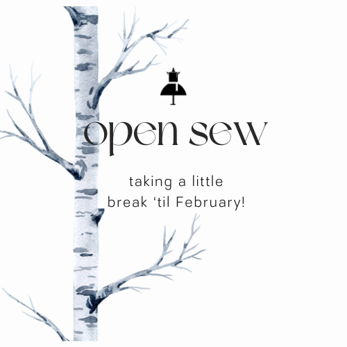 Open Sew Tuesdays!