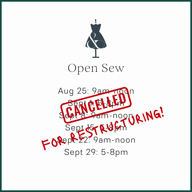 Open Sew Tuesdays