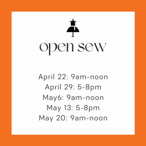 Open Sew Tuesdays!
