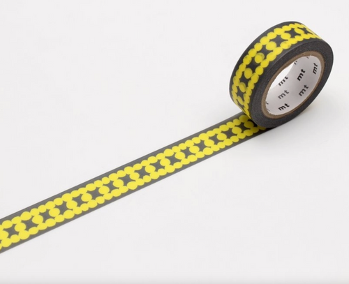 MT Washi Tape - Ladder Dot Yellow