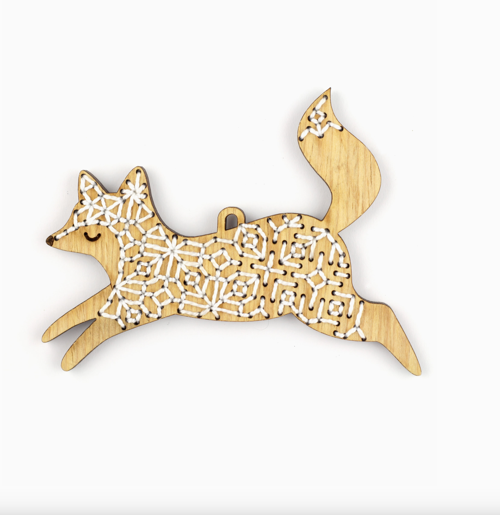 Kiriki Press Stitched Ornament Kit - Fox