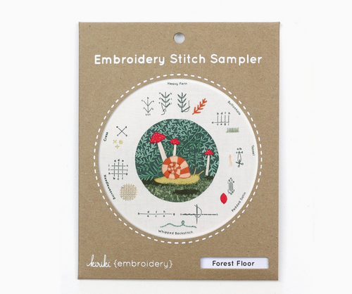 Kiriki Press Embroidery Stitch Sampler - Forest Floor