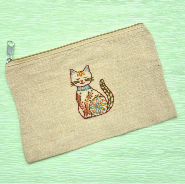 Corinne Lapierre : Stick & Stitch Embroidery Transfers - Folk Cats