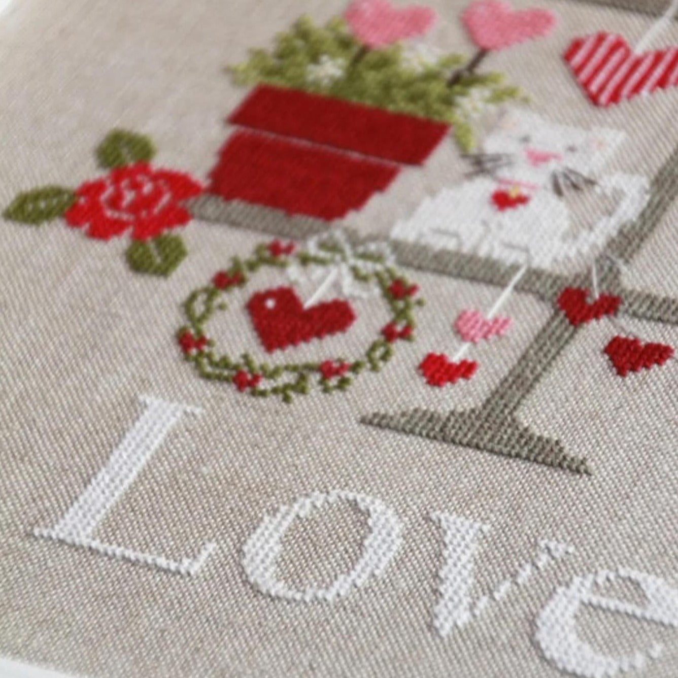 celebrate love cross stitch pattern