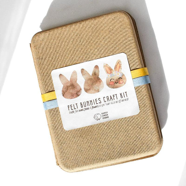 Sheep Creek Studio bunnies needle felting kit