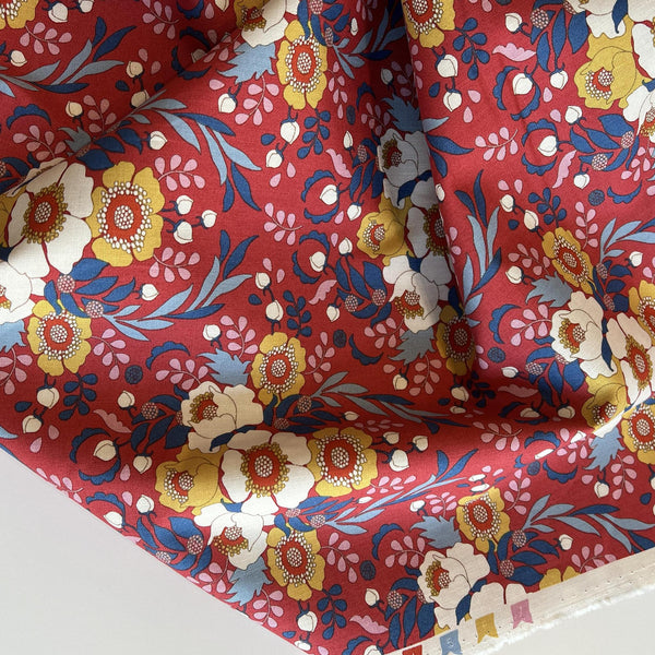 Tilda Fabrics : Jubilee : Anemone Red