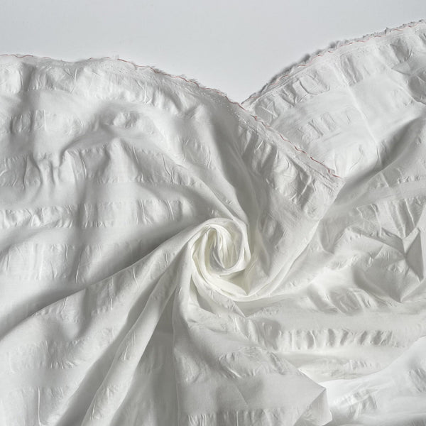 Kokka Cotton Lawn Salt Shrunk - White Stripes