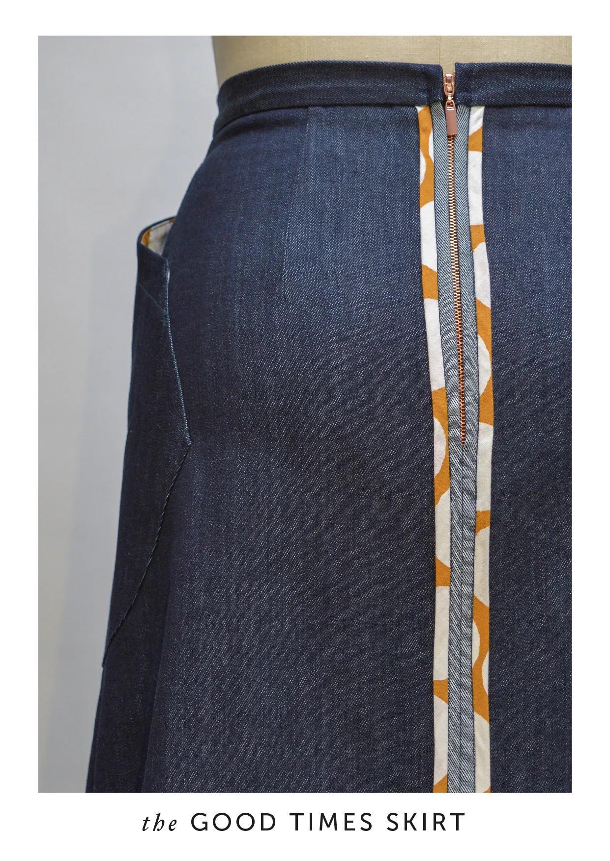 The Good Times Skirt Pattern by Maven