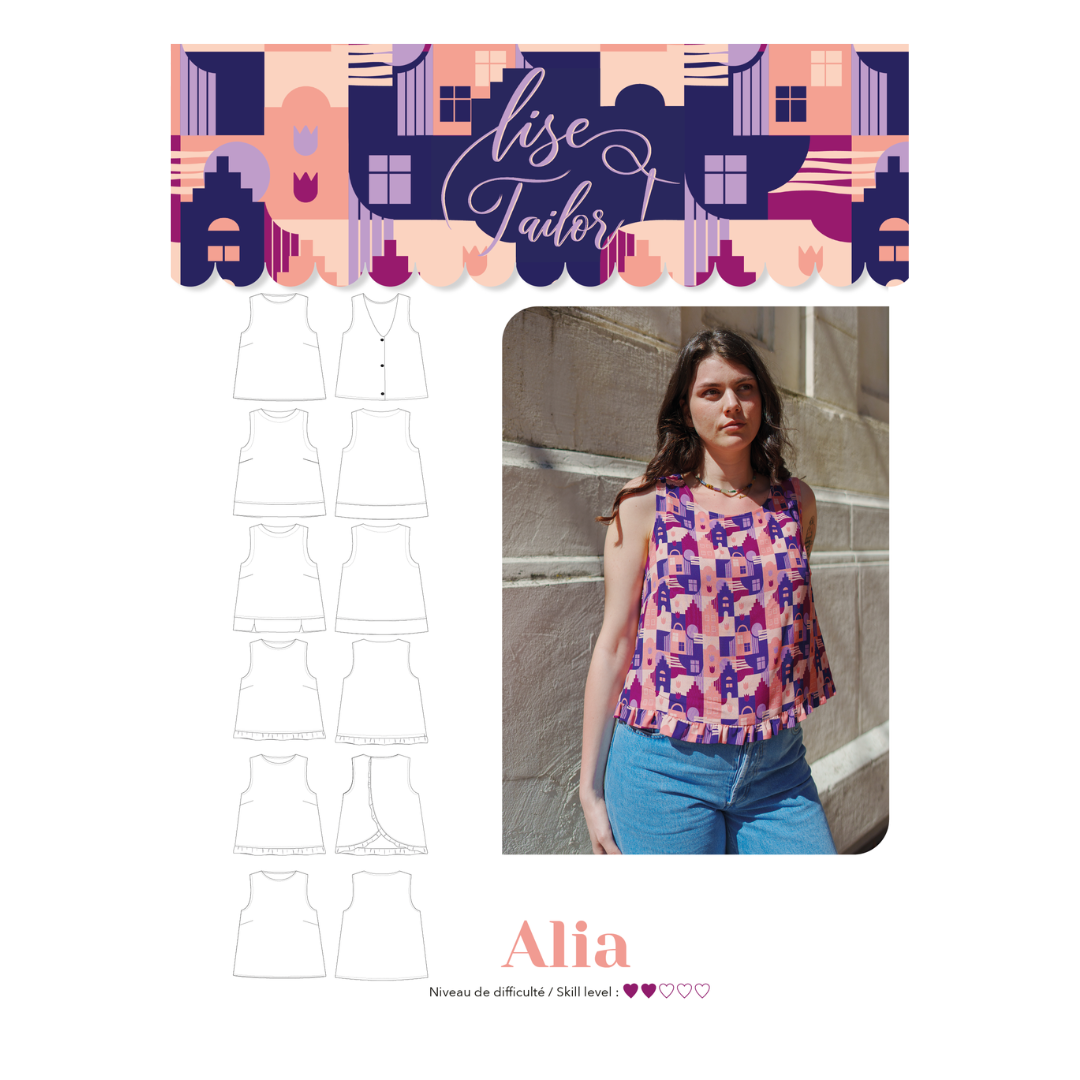 Lise Tailor Patterns - Alia Top