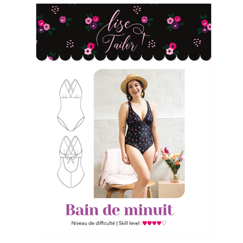 Lise Tailor Patterns - Midnight Bath Swimsuit