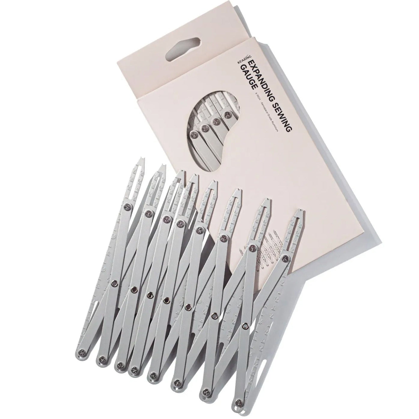 Kearing expanding sewing gauge