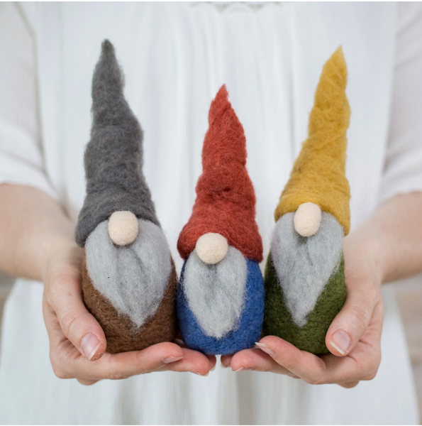 Felted Sky Needle Felting Kit : Gnomes