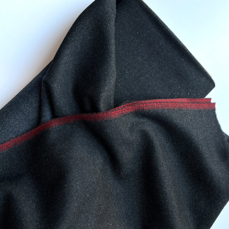 grey itlaian wool flannel fabric