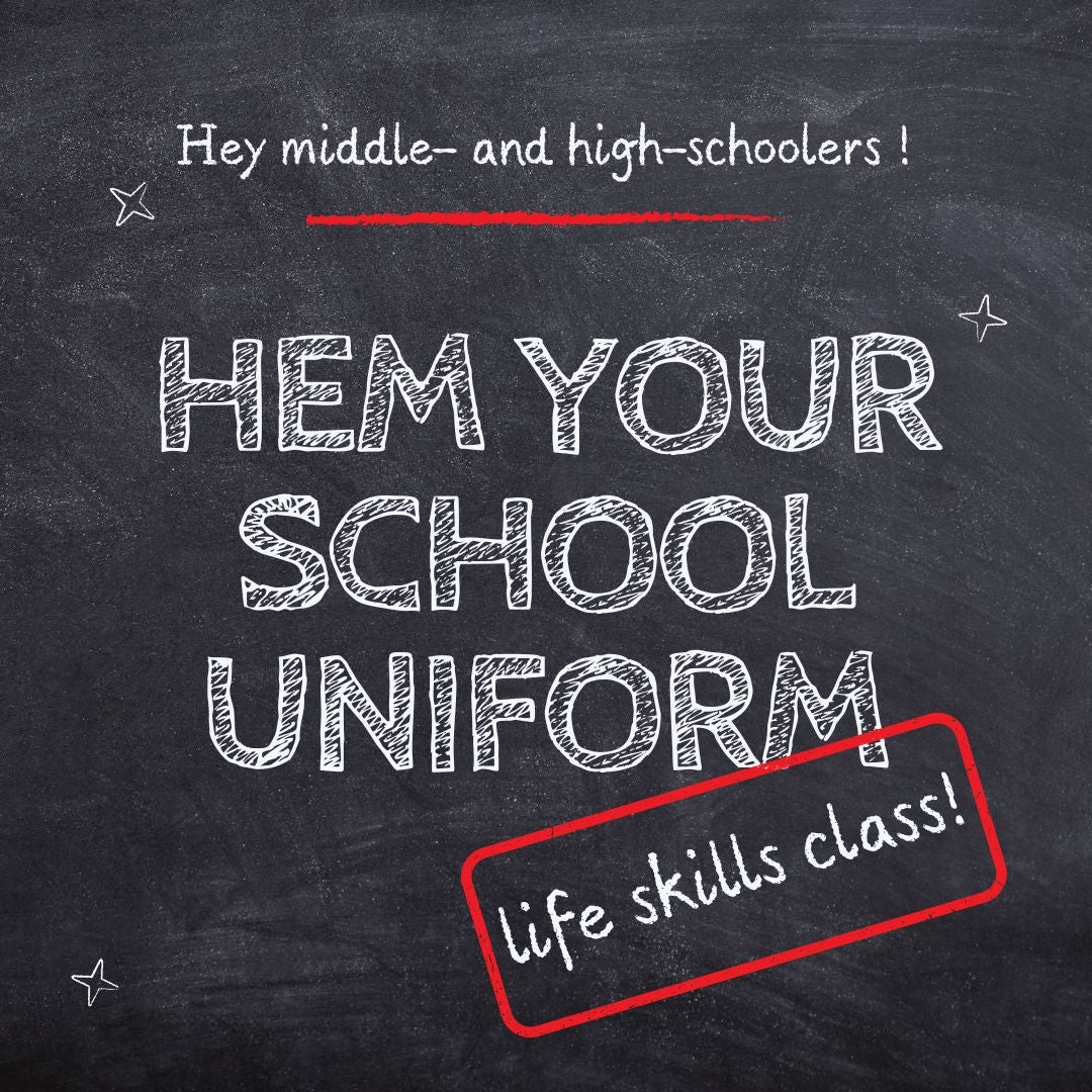Hem Your School Uniform