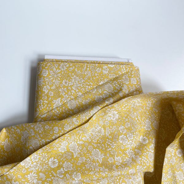 Liberty Fabrics by Riley Blake : Emily Belle Sunshine Yellow
