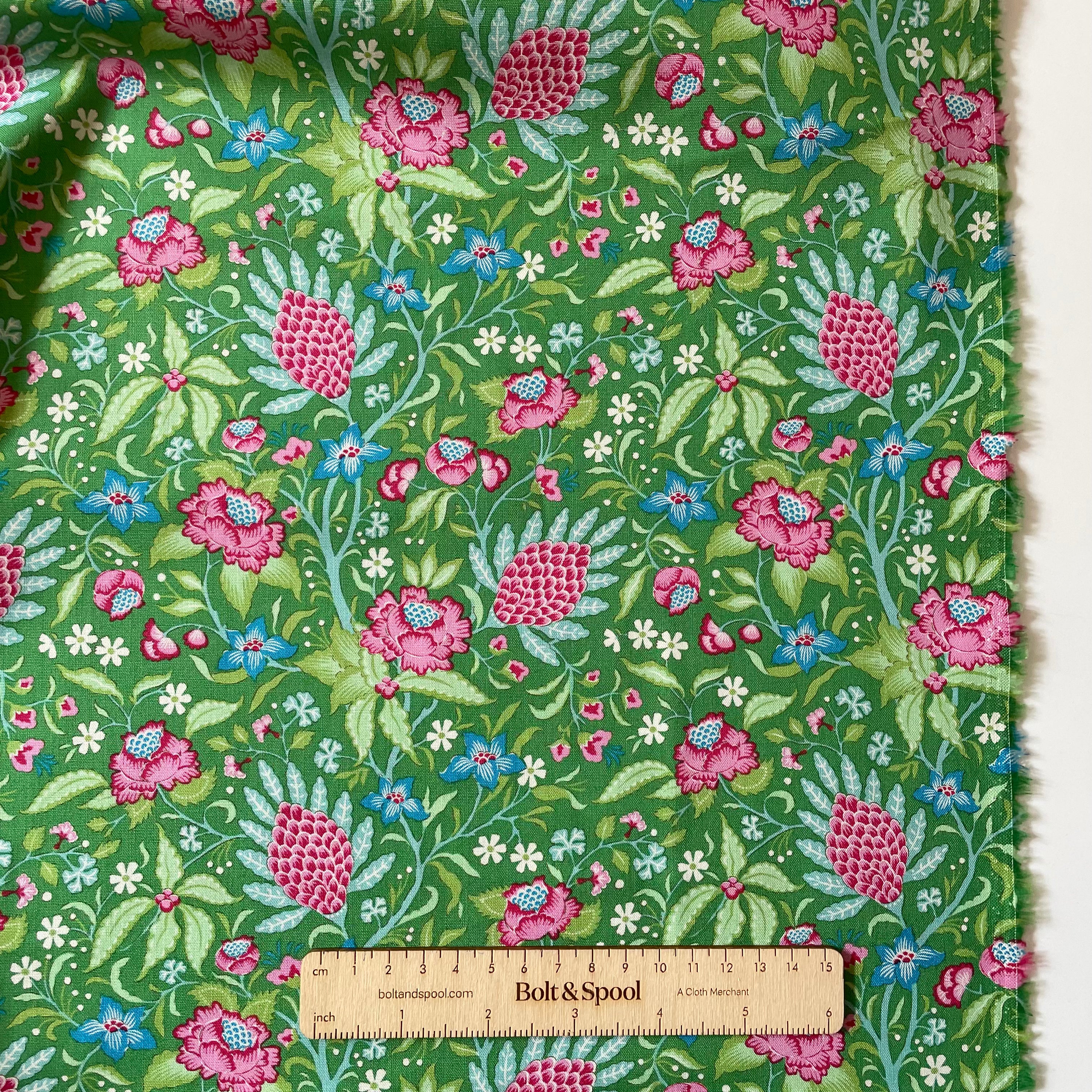 Tilda Fabrics : Bloomsville Flowertangle - Green