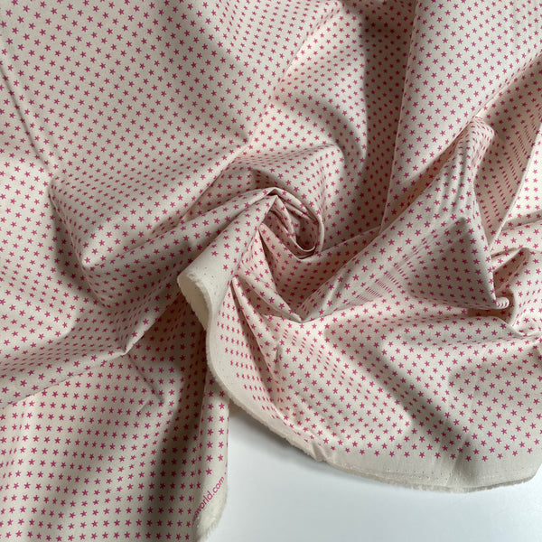 Tilda Fabrics : Tiny Star - Pink