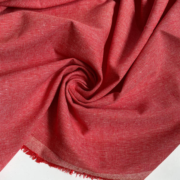 Robert Kaufman : Essex Homespun - Flame Red