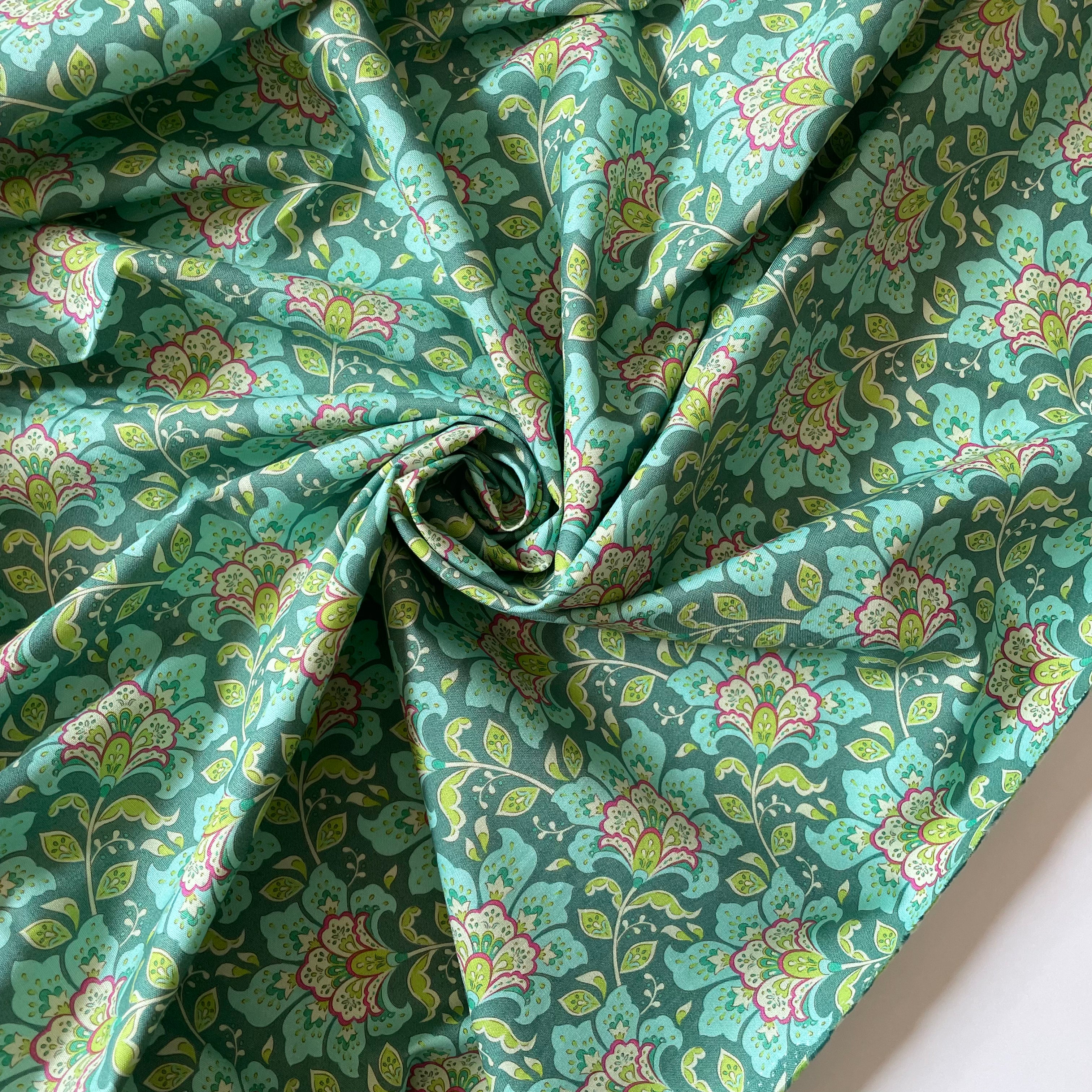 Tilda Fabrics : Bloomsville Flowermarket - Pine