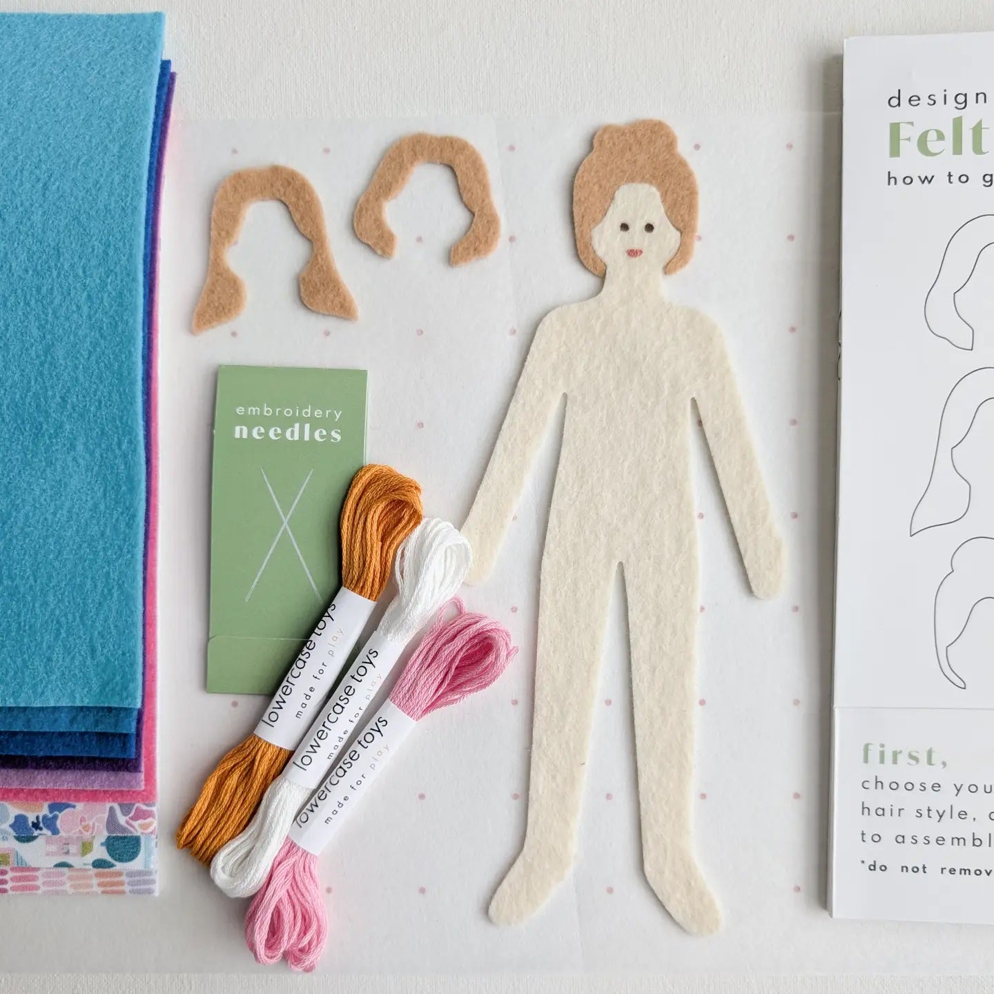 Lowercase Toys Felt Doll Craft Kit - Terrace
