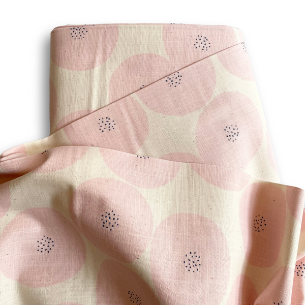 Kokka Muddy Works Canvas - AnPan Pink