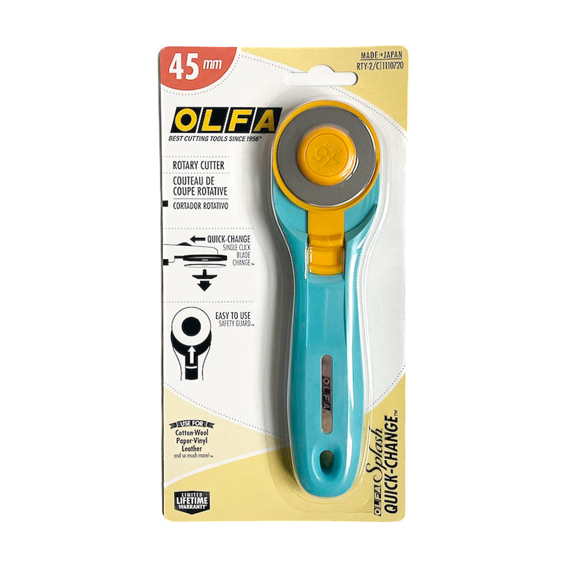 Olfa 45mm Splash Quick-Change rotary cutter