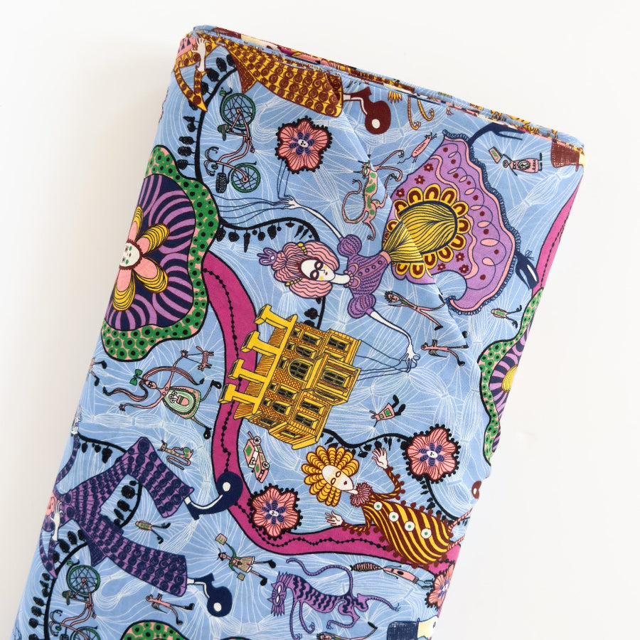 Liberty Fabric Shirley Smith blue