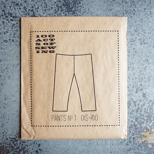 100 acts of sewing pants sewing pattern
