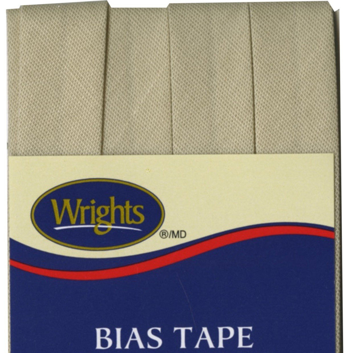 Wrights Single Fold Bias Tape Khaki