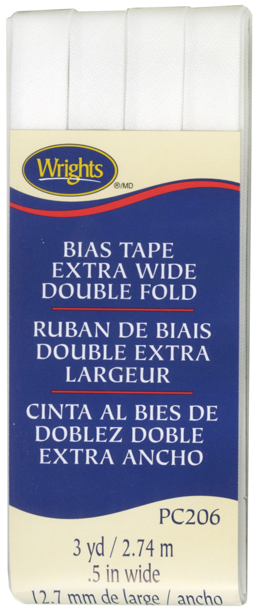 Wrights Extra Wide Double Fold Bias Tape