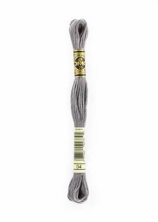 DMC 6-Strand Floss Color 04 Dark Tin