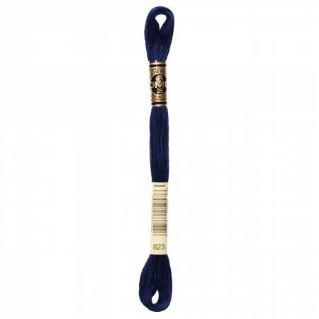 DMC 6-Strand Floss Color 823 Dark Blue