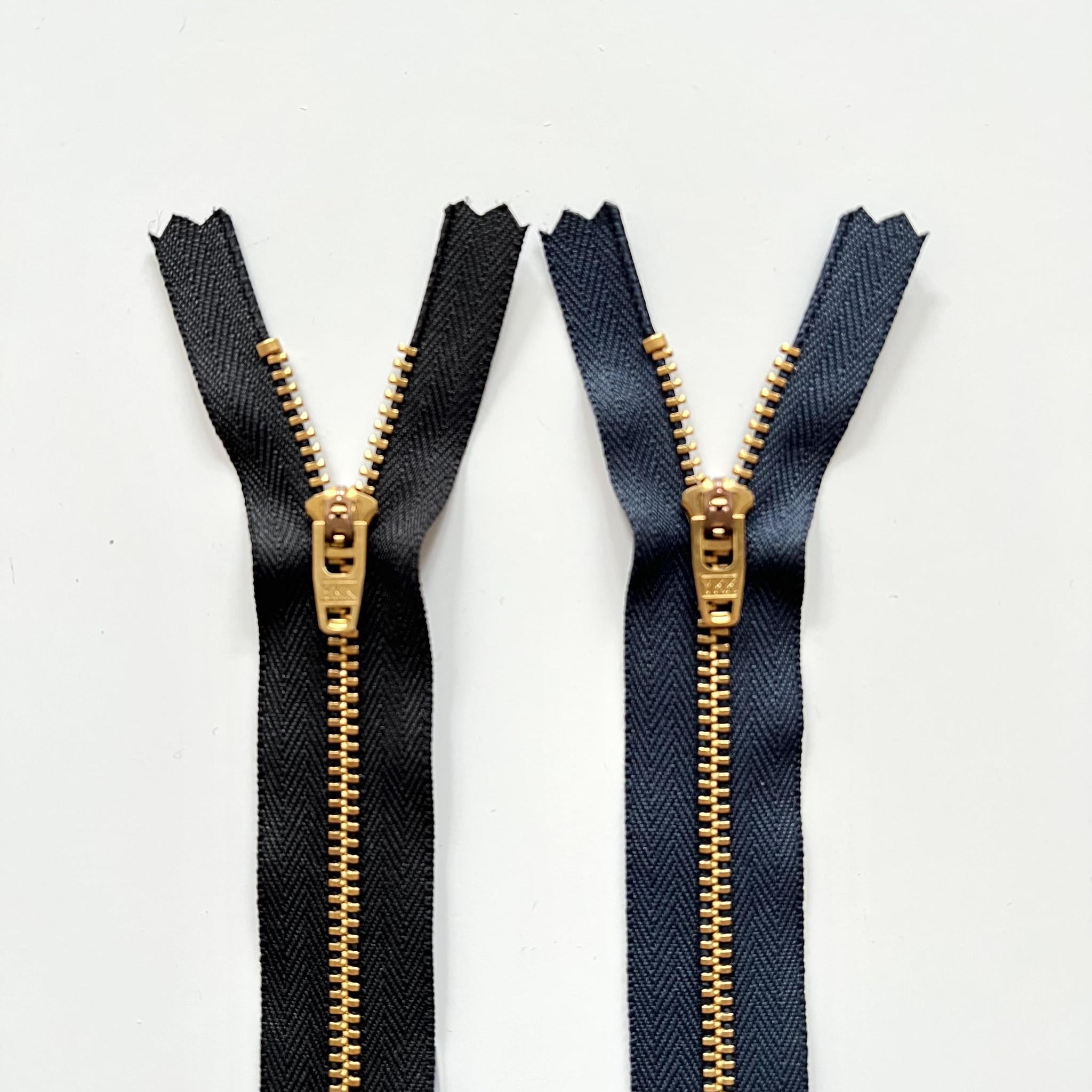 Brass Closed-end Jeans/Pants Zippers