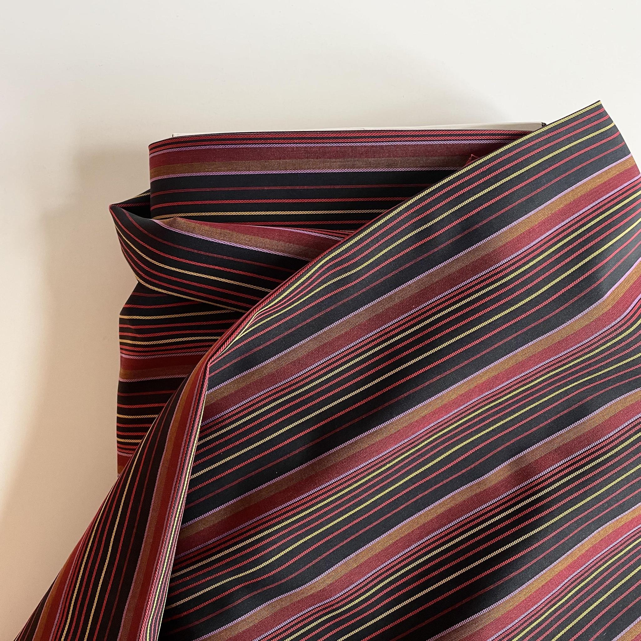 Cotton Yarn-Dyed Stripe Shirting - Lake Erie Sunset