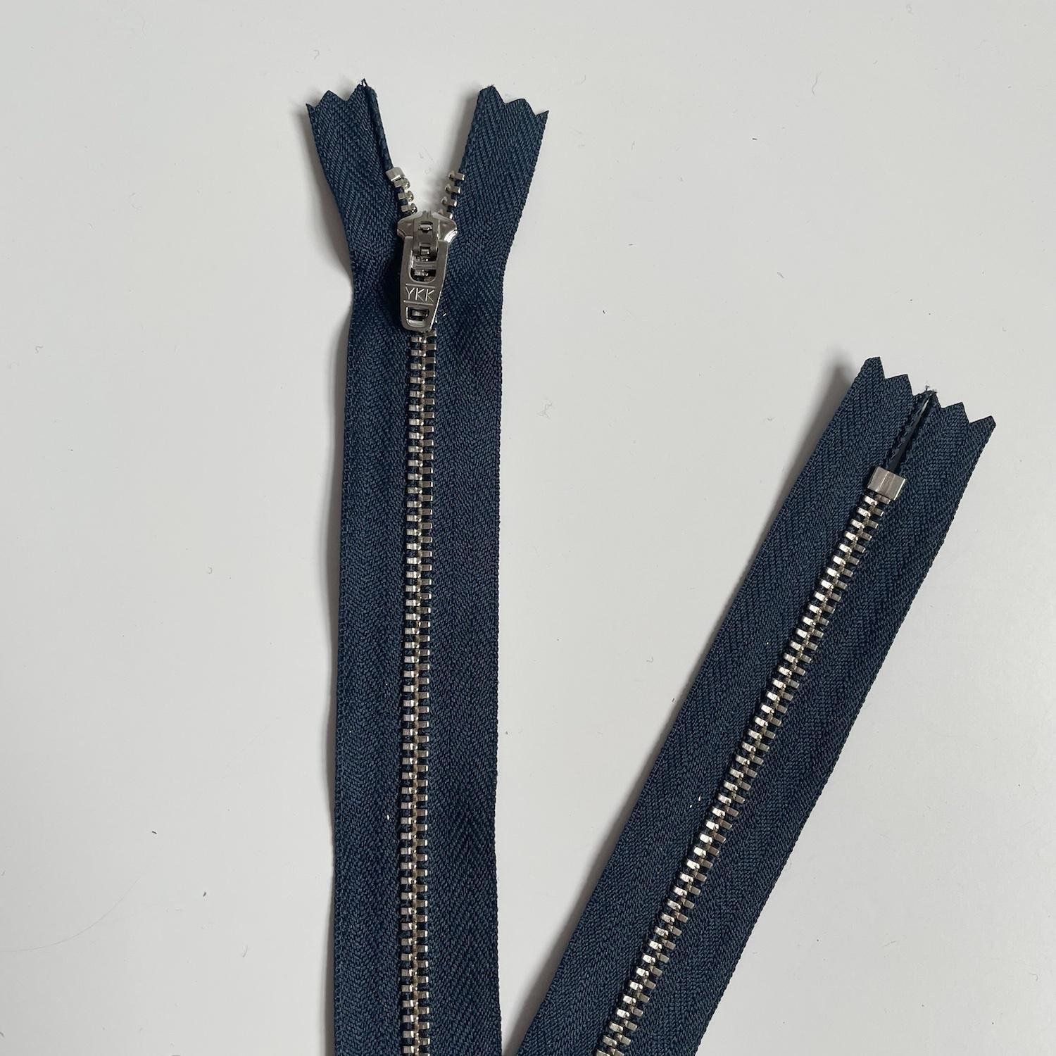 YKK Metal Zipper - 12"