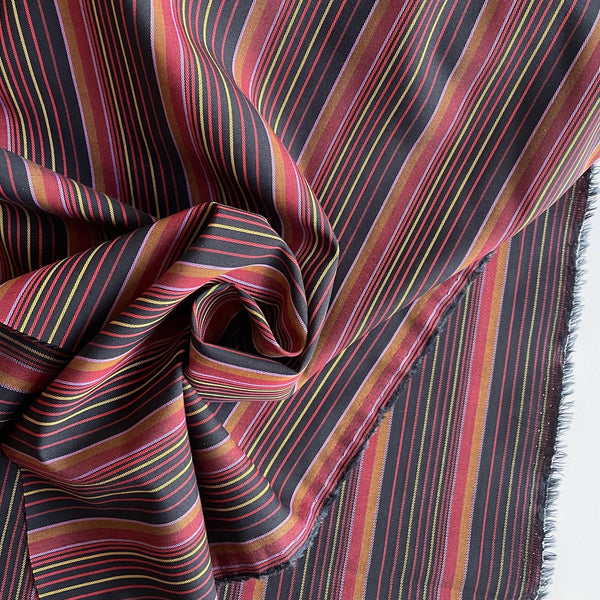 Cotton Yarn-Dyed Stripe Shirting - Lake Erie Sunset