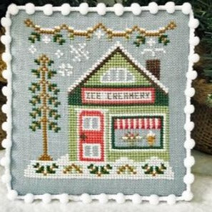 country cottage needleworks snow village cross stitch chart