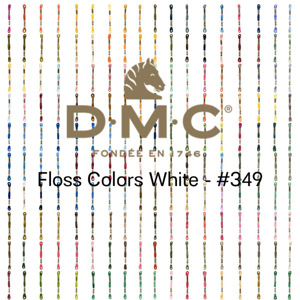 DMC 6-strand Floss #White-349