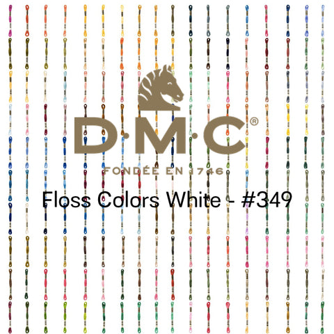 DMC 6-strand Floss #White-349
