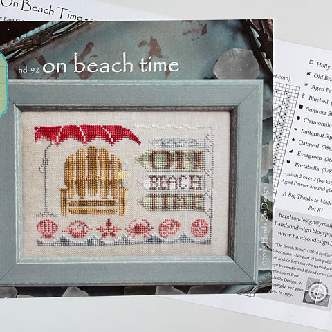 Counted Cross Stitch Pattern: "On Beach Time"