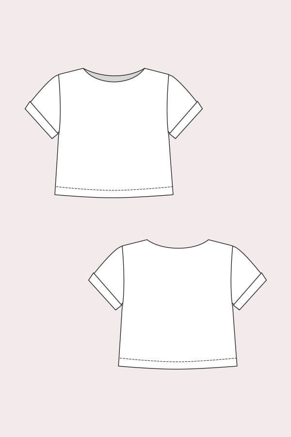 Named Clothing Inari Tee Dress and Crop Tee