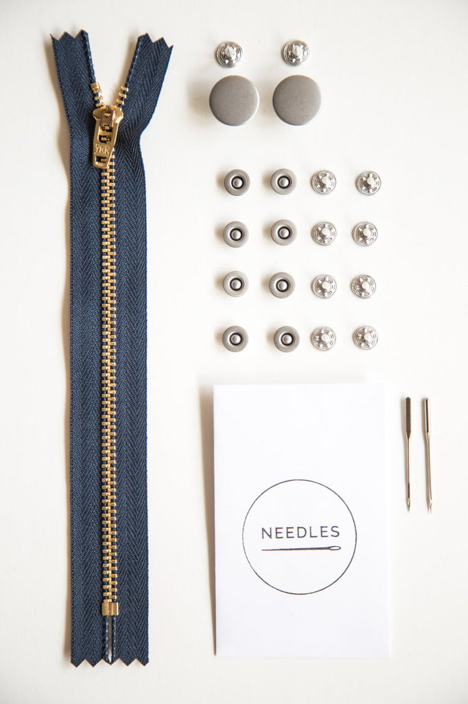 Closet Core Patterns : Zipper Fly Jeans-Making Kit - Nickel – Bolt & Spool