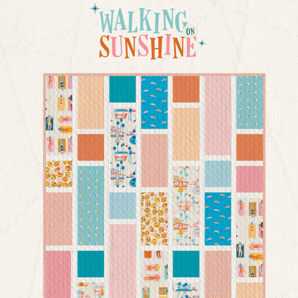 AFG Walking on Sunshine free quilt pattern