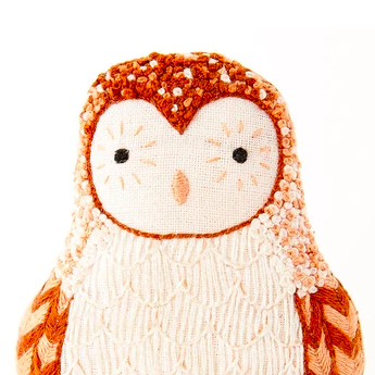 Kiriki Press Embroidered Doll Kit - Barn Owl