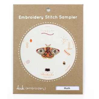 Kiriki Press Embroidered Moth Sampler Kit